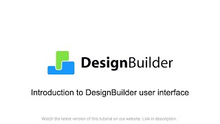 21 Introduction to DesignBuilder user interface [upl. by Ialokin]