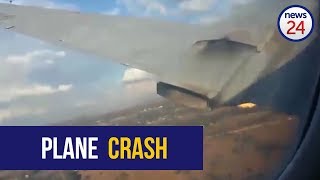 WATCH Dramatic footage apparently shows moment of Wonderboom plane crash [upl. by Adav]