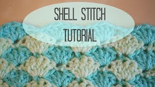 CROCHET Shell stitch tutorial  Bella Coco [upl. by Noteek]