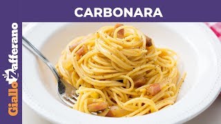 CARBONARA PERFETTA la ricetta di GialloZafferano [upl. by Na]