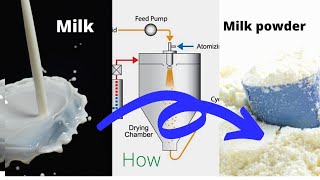 Milk powder Tech behind Food Spray drying [upl. by Schaffer]