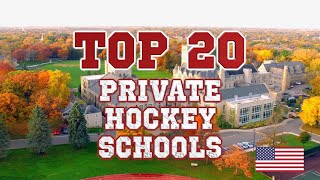 Top 20 Private Hockey Schools 2021 [upl. by Eceirahs]