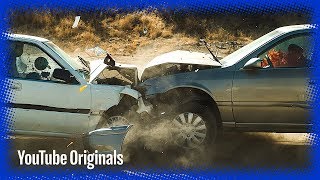 Head on Car Crash in Slow Mo [upl. by Tallbott]