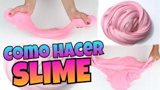 DIY  Como Hacer SLIME  FÁCIL Y SIN BÓRAX  NatyGloss [upl. by Areit]