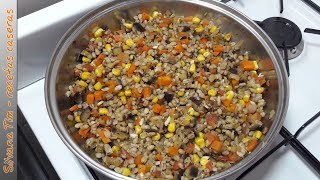 CEBADA PERLADA con Vegetales 🥕 Receta VEGETARIANA Fácil [upl. by Notslar]