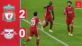 Highlights Liverpool 20 RB Leipzig  Salah and Mane on target in Budapest [upl. by Kamat]