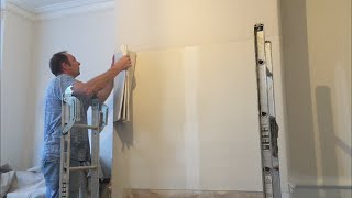 How to hang lining paper [upl. by Vincents]