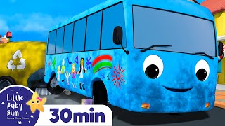 Little Color Buses More Nursery Rhymes and Kids Songs  Little Baby Bum [upl. by Boutis]