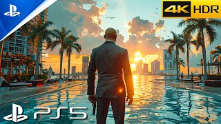 MIAMI PS5 Immersive ULTRA Realistic Graphics Gameplay 4K60FPS Hitman 2 [upl. by Neelasor]