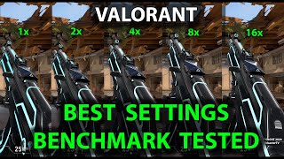 VALORANT BEST SETTINGS Benchmark [upl. by Nimzzaj]