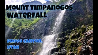 Mount Timpanogos trail waterfall hike Provo Canyon Best Hikes in Utah  Best waterfall hikes in Utah [upl. by Ro]