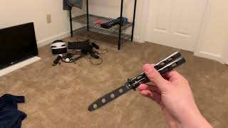 5 Easy Balisong Tricks FOR BEGINNERS [upl. by Luann]