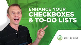 Enhance Your Checkboxes amp Todo Lists with Conditional Formatting in Excel [upl. by Lasley236]