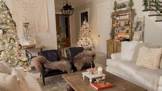 Antique Farmhouse Style Christmas Home Tour [upl. by Ynna278]