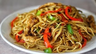 STIRFRY CHICKEN SPAGHETTI [upl. by Lashonda]