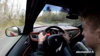 Essai Alfa Romeo Giulietta restylée 14 l MultiAir 170 cv  sound [upl. by Gilroy]