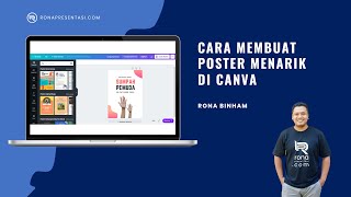 Cara Membuat Poster Di Canva Laptop atau PC Terbaru [upl. by Ojytteb]