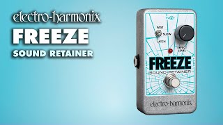 ElectroHarmonix Freeze Sound Retainer EHX Pedal Demo [upl. by Otrebor]