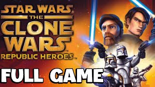 Star Wars The Clone Wars Republic Heroes walkthrough【FULL GAME】 Longplay [upl. by Airelav203]