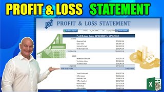 Learn How To Create A Dynamic Profit amp Loss Statement From Scratch In Excel Today [upl. by Anileve]