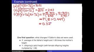 Bivariate normal distribution  Example 1 [upl. by Einram]