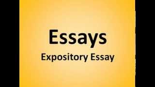 Expository Essay [upl. by Esiled]