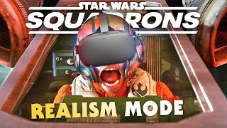 Star Wars Squadrons VR  HOTAS REALISM MODE Gameplay [upl. by Olivero]