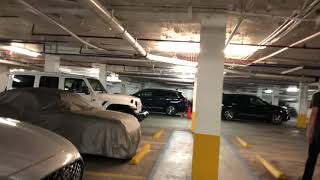 Champlain Tower South underground garage parking video of JULY 17 2020 condo collapse Surfside [upl. by Amikat]