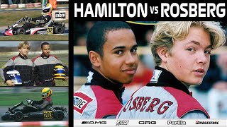 Lewis Hamilton vs Nico Rosberg  Karting World Cup 2000 [upl. by Cleodel131]