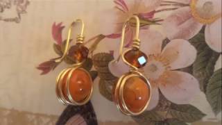 Aretes Faciles de hacer  Earrings made easy [upl. by Lev]