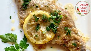 The ultimate Lemon Scaloppine Recipe  AUTHENTIC ITALIAN RECIPE [upl. by Ninnetta]