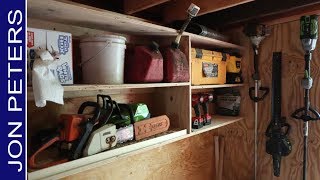 Building a Tool Shed Storage Cabinet [upl. by Solahcin637]