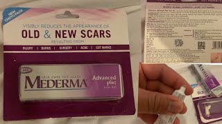 Mederma Advanced Plus Scar Gel Cream  Unboxing And Review  For Old amp New Scars [upl. by Ardnatal466]