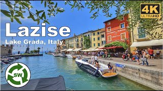 Lazise Lake Garda  Italys Most Wonderful Town Walking Tour  June 2022  With Captions 4K 60fps [upl. by Mlawsky]