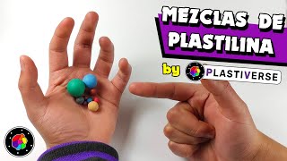 🔴Cómo Hacer MEZCLAS DE COLORES DE PLASTILINA  PlastiVerse [upl. by Zigrang]