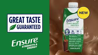 Introducing Ensure® PlantBased Protein [upl. by Paget226]