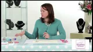 How to Make Jewelry Tutorial for Beginners Part 1 of 4 [upl. by Nugent]