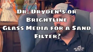 Ask the Pool Guy Dr Drydens or Brightline glass media for sand filter changes [upl. by Ayotol]