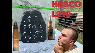 Hesco Body Armor Model L210 Meets the King of Armor Destruction [upl. by Boswall]