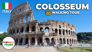 Colosseum Walking Tour  4K  Rome Italy [upl. by Cousin]