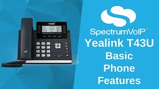 Yealink T43U Basic Phone Features [upl. by O'Donoghue836]