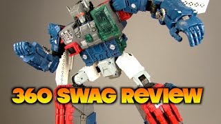 360 Swag Review Transformers Hasbro Titans Return Fortress Maximus [upl. by Sillaw]