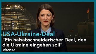 USAUkraineDeal Einschätzungen von Politikwissenschaftlerin Laura von Daniels  270225 [upl. by Lurette]