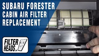 How to Replace Cabin Air Filter 2015 Subaru Forester  AQ1149 [upl. by Alberto]