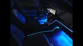 Mercedes w204 Ambient Light RGB Ambientebeleuchtung amp Fußraumbeleuchtung für wenig Geld [upl. by Aihpos]