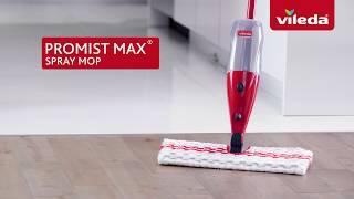 How to use the Vileda ProMist MAX Spray Mop for fast amp easy floor cleaning [upl. by Apps654]