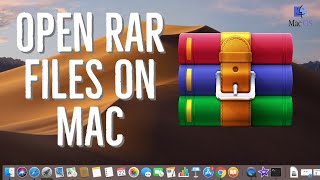 How to Open Rar File on Mac  How to Extract RAR Files on macOS [upl. by Drue]