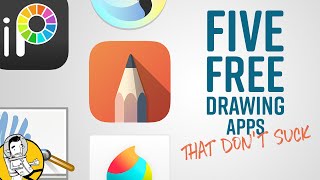 5 Free and Really Good Drawing amp Painting Apps [upl. by Willner900]