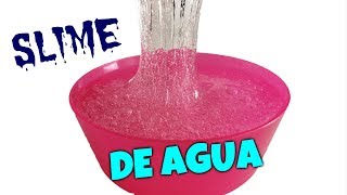 Haz SLIME DE AGUA Probando recetas de 💦Water Slime💦 [upl. by Hait]