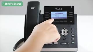 Yealink T42S Call Transfer [upl. by Jena]